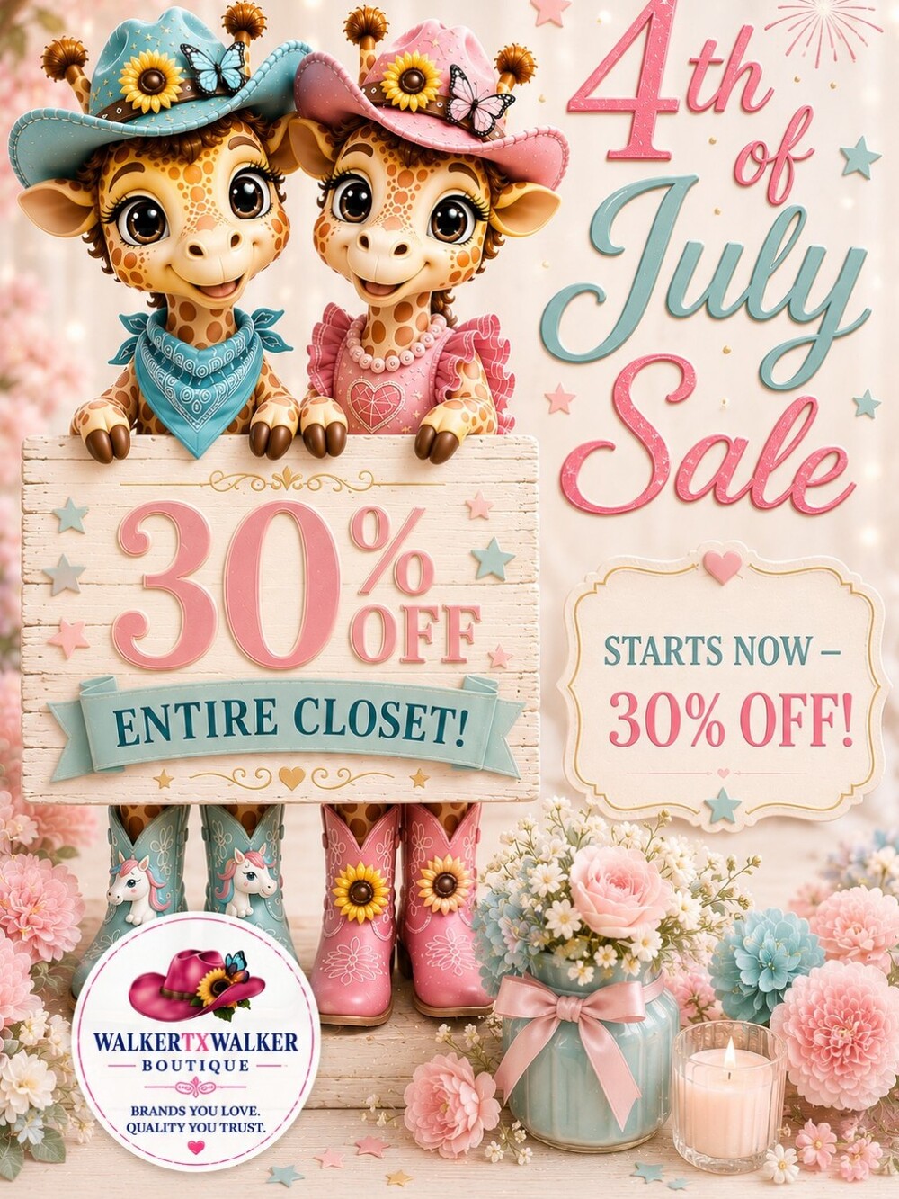 30% Off 4th Of July Sale- ENTIRE CLOSET! - Picture 3 of 3